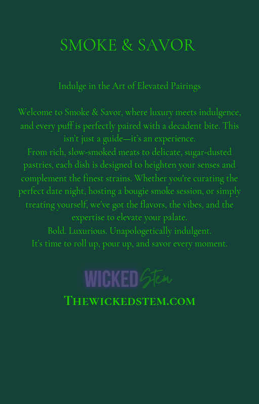 Smoke and Savor:Luxury Pairing Guide